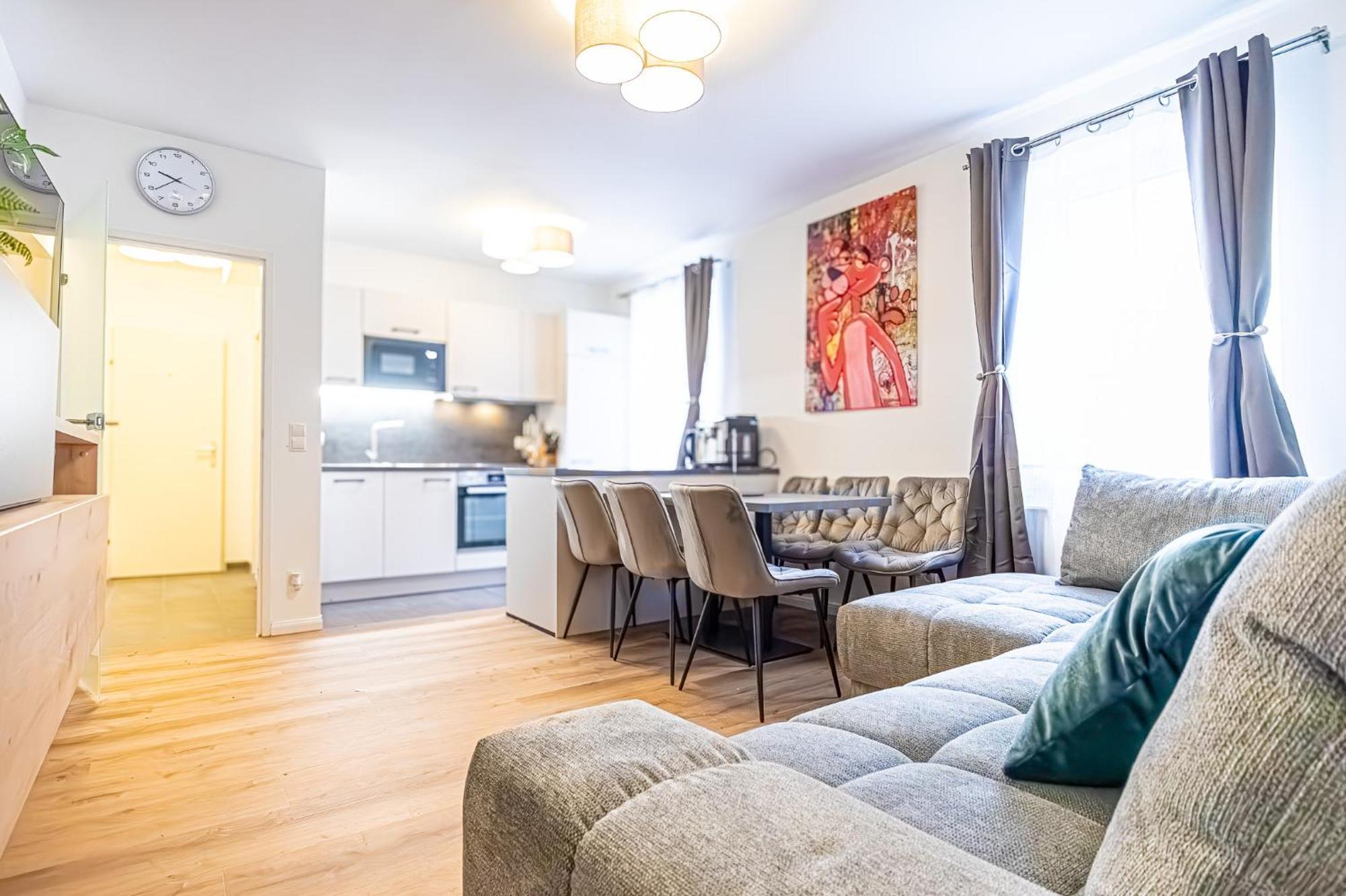 Charming 1Br And 1Lr Apt Modern Design Donaustadt Viyana Dış mekan fotoğraf