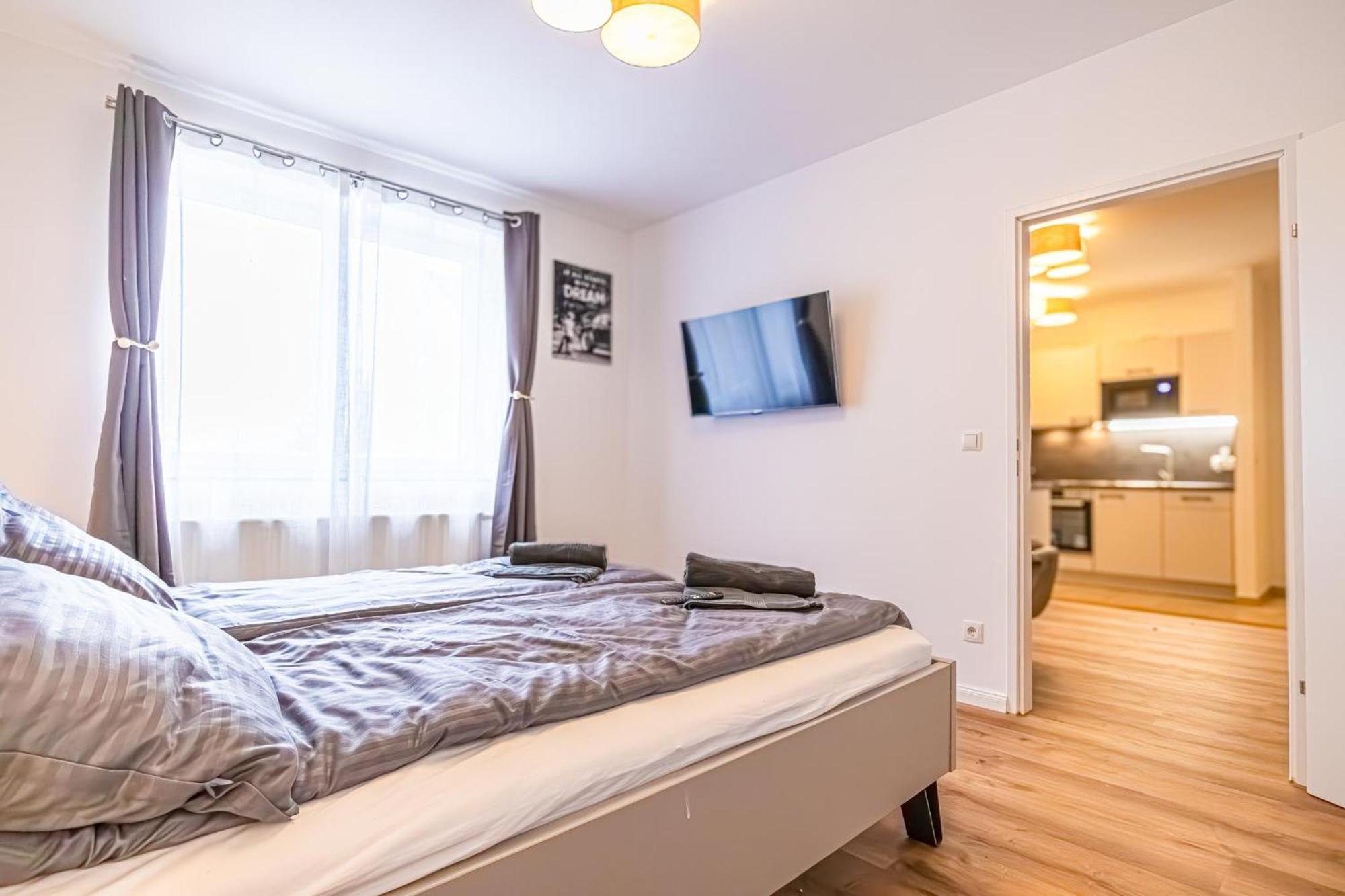 Charming 1Br And 1Lr Apt Modern Design Donaustadt Viyana Dış mekan fotoğraf