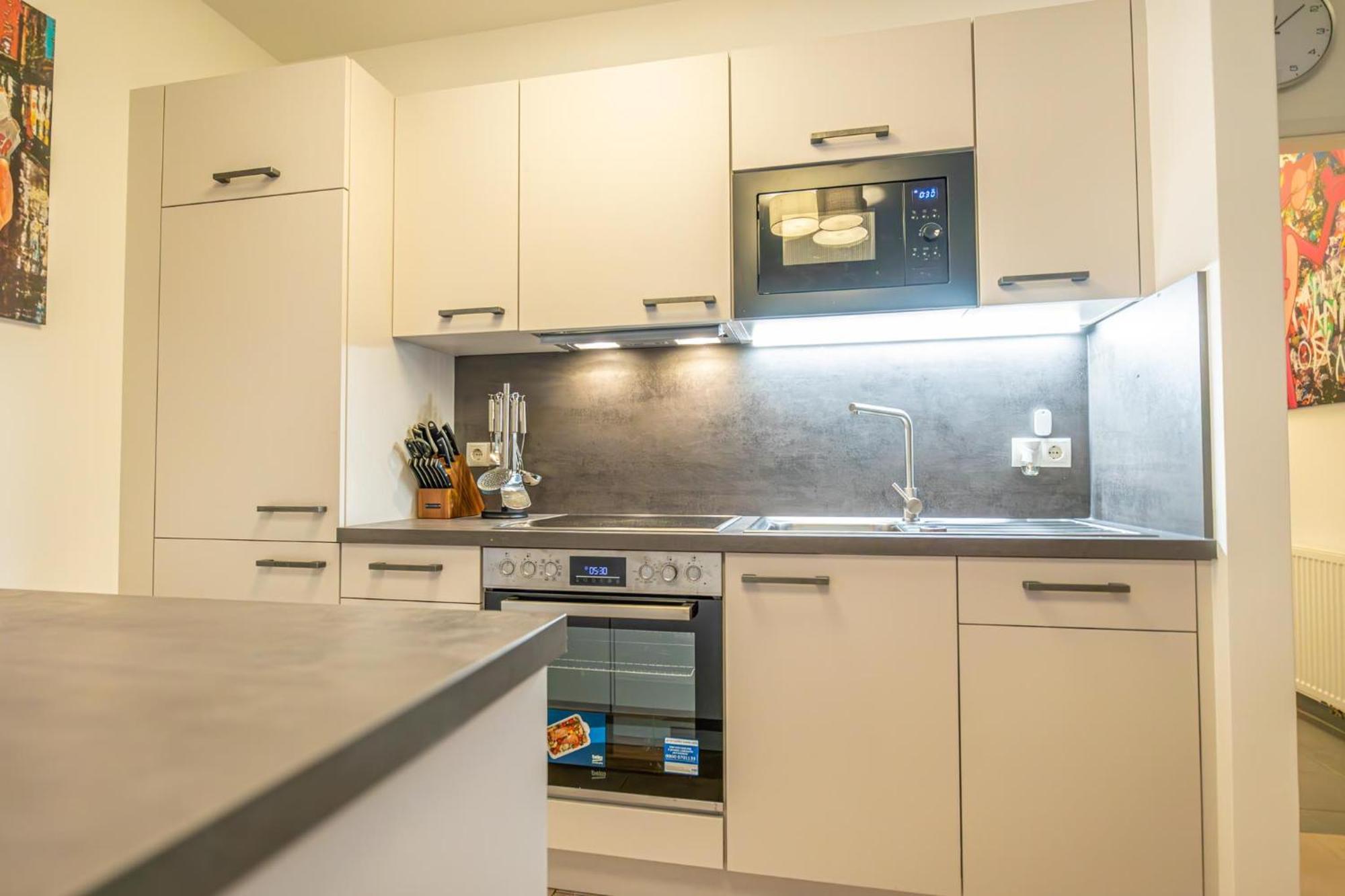 Charming 1Br And 1Lr Apt Modern Design Donaustadt Viyana Dış mekan fotoğraf