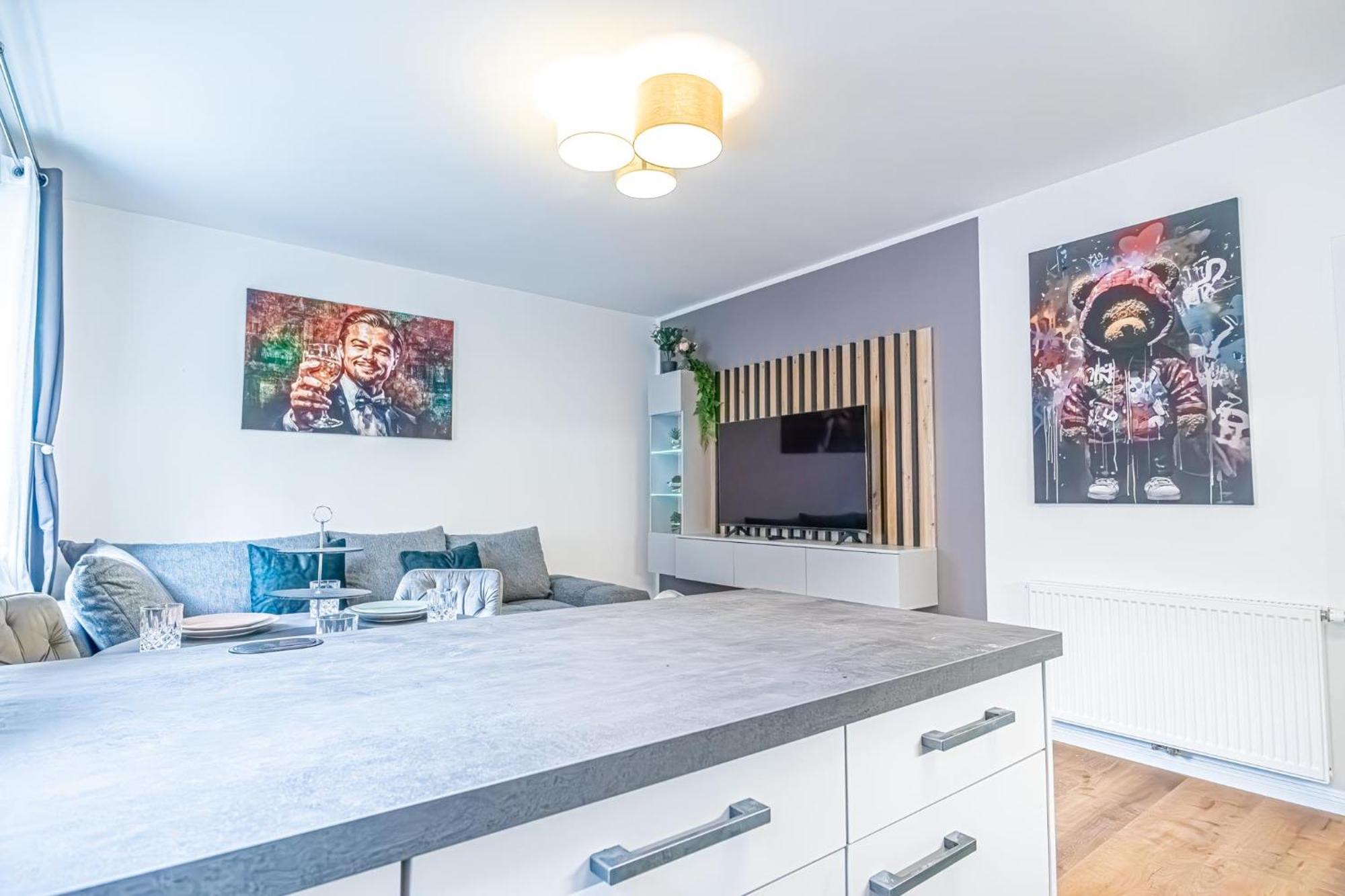 Charming 1Br And 1Lr Apt Modern Design Donaustadt Viyana Dış mekan fotoğraf